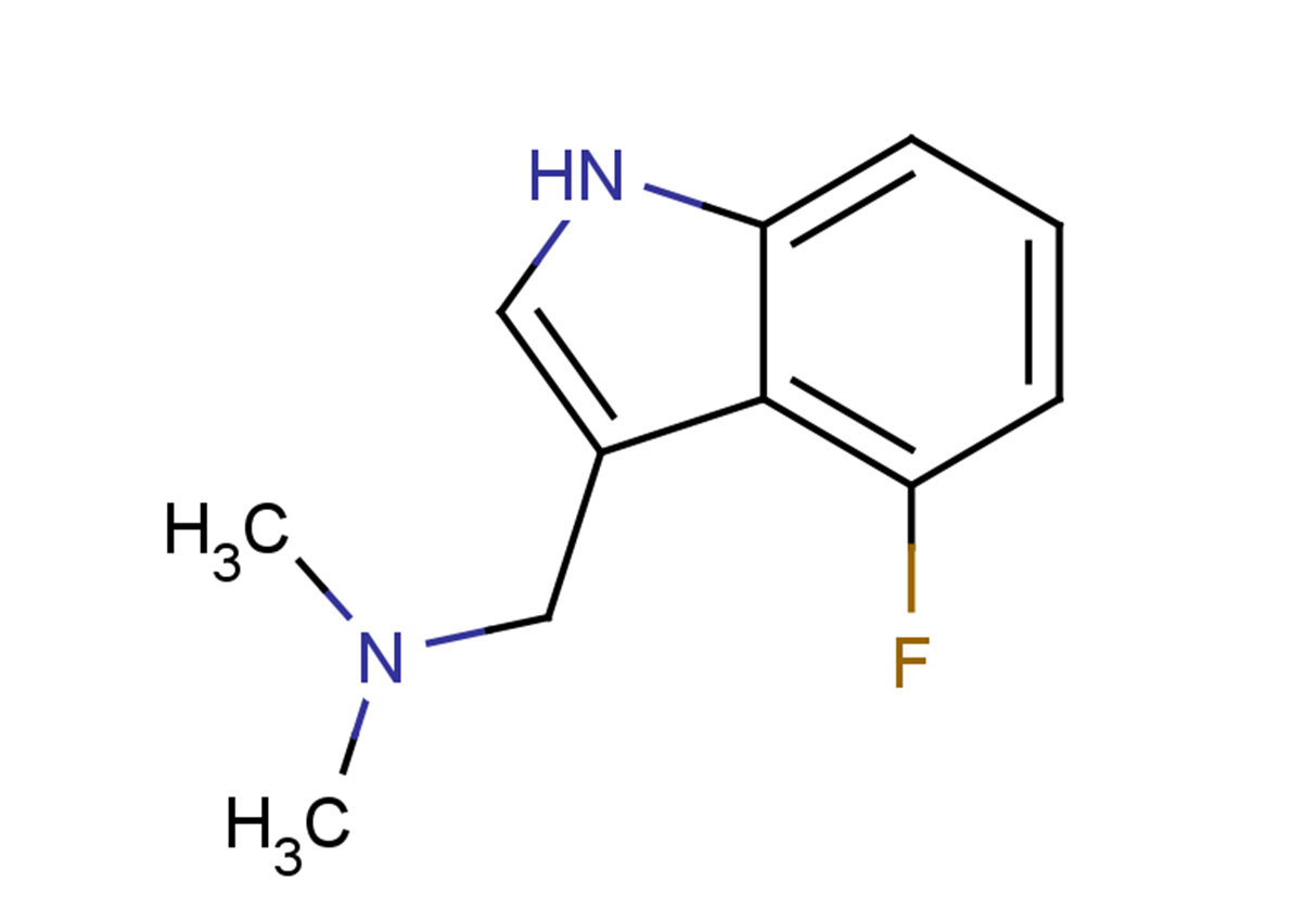 [(4-fluoro-1H-indol-3-yl)methyl]dimethylamine