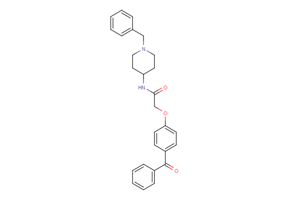 2-(4-benzoylphenoxy)-N-(1-benzylpiperidin-4-yl)acetamide