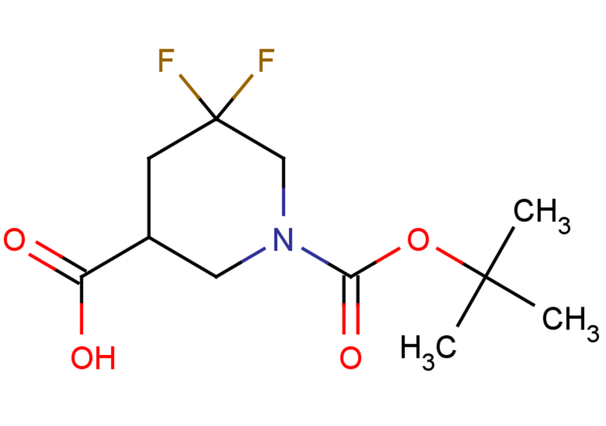 1-[(tert-butoxy)carbonyl]-5,5-difluoropiperidine-3-carboxylic acid