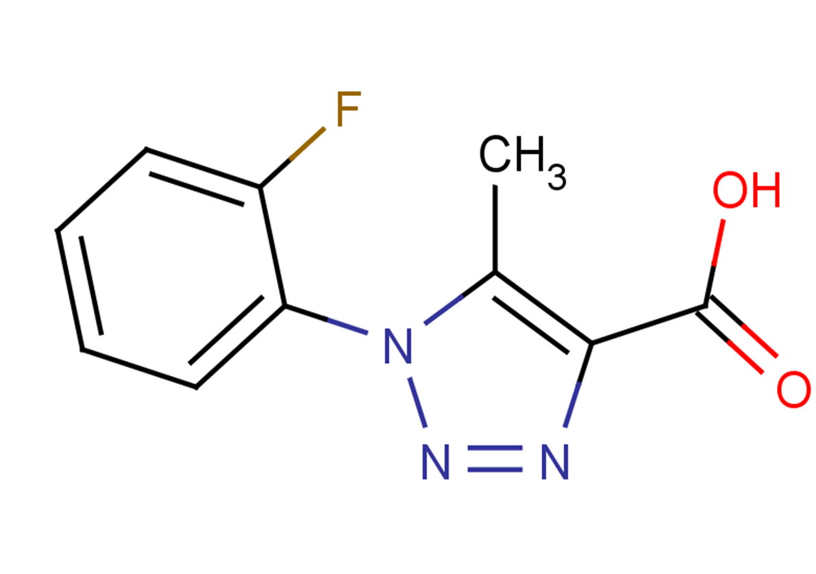 1-(2-fluorophenyl)-5-methyl-1H-1,2,3-triazole-4-carboxylic acid