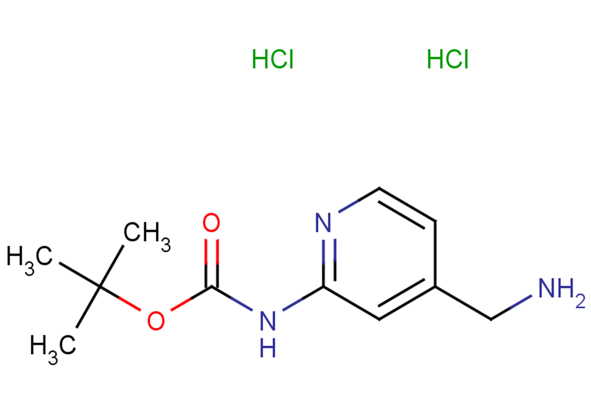 tert-butyl N-[4-(aminomethyl)pyridin-2-yl]carbamate dihydrochloride