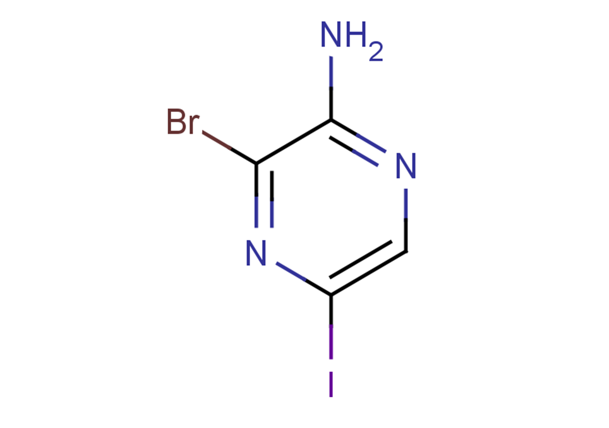 3-bromo-5-iodopyrazin-2-amine
