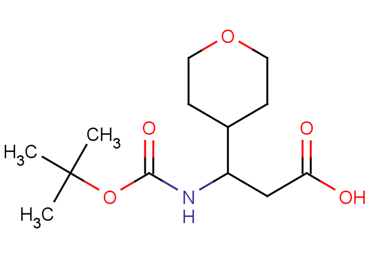 3-{[(tert-butoxy)carbonyl]amino}-3-(oxan-4-yl)propanoic acid