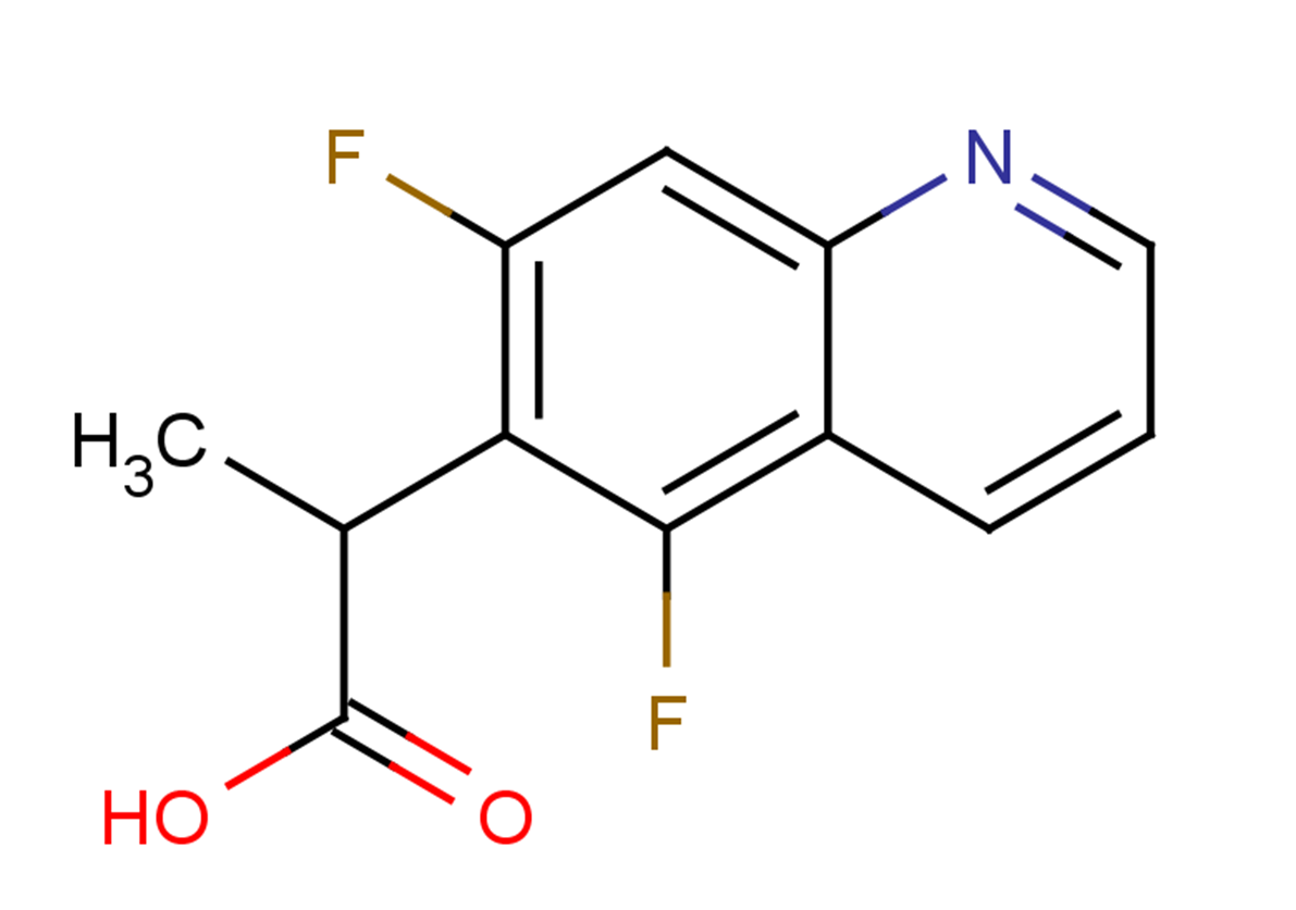 2-(5,7-difluoroquinolin-6-yl)propanoic acid
