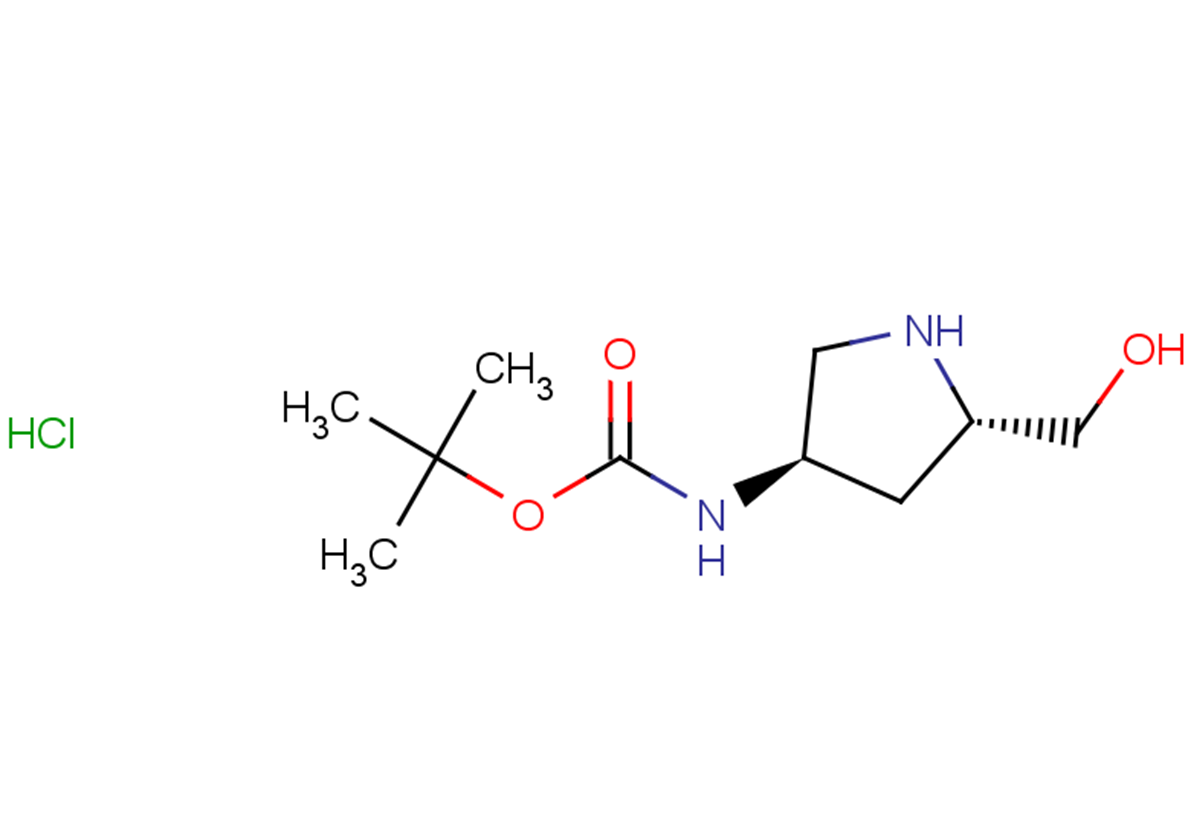 tert-butyl N-[(3R,5S)-5-(hydroxymethyl)pyrrolidin-3-yl]carbamate hydrochloride