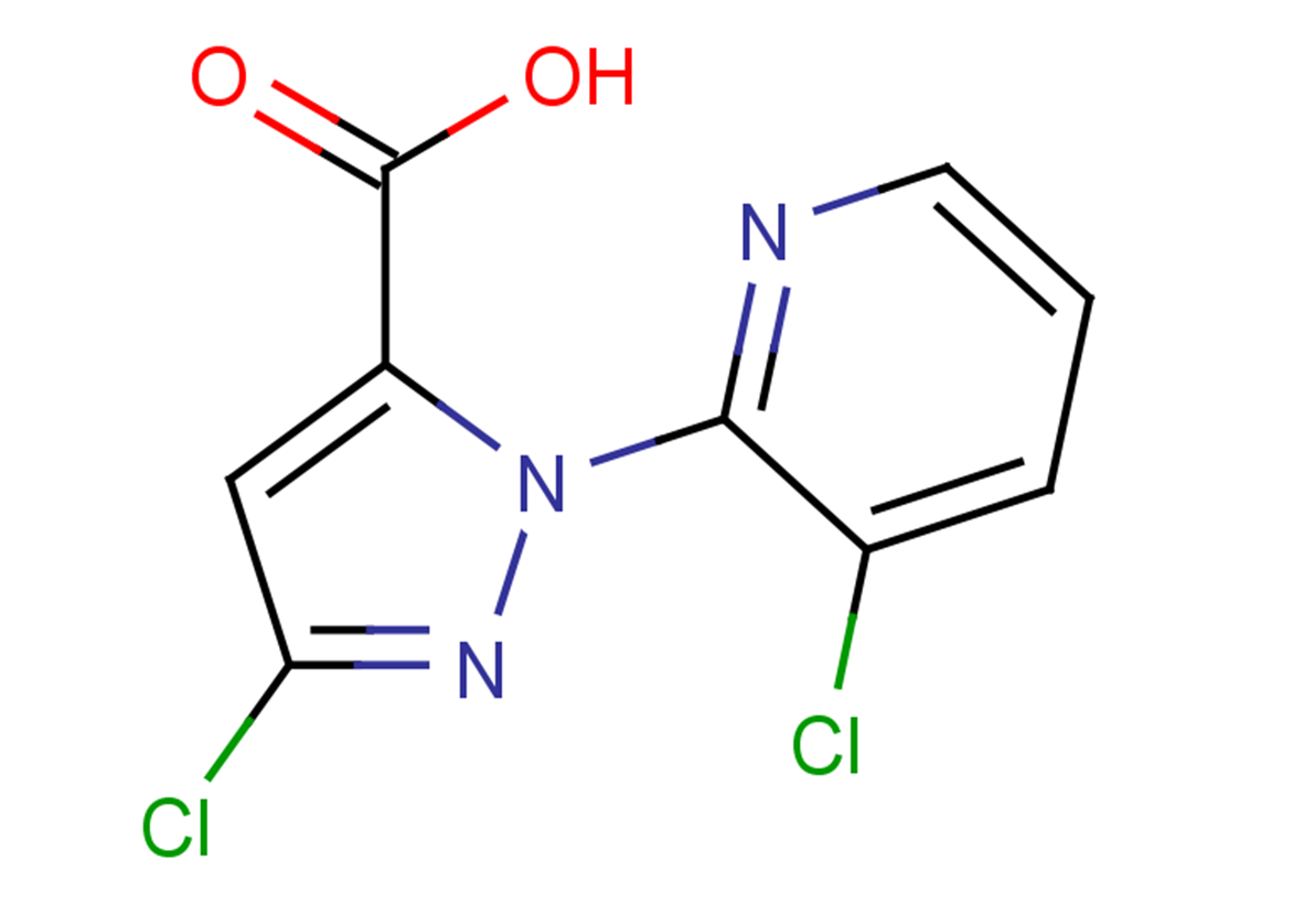3-chloro-1-(3-chloropyridin-2-yl)-1H-pyrazole-5-carboxylic acid