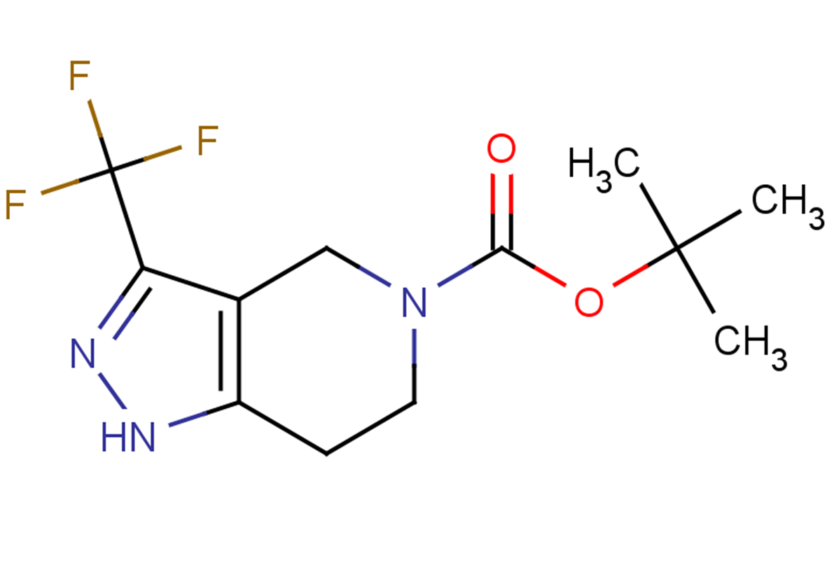 tert-butyl 3-(trifluoromethyl)-1H,4H,5H,6H,7H-pyrazolo[4,3-c]pyridine-5-carboxylate