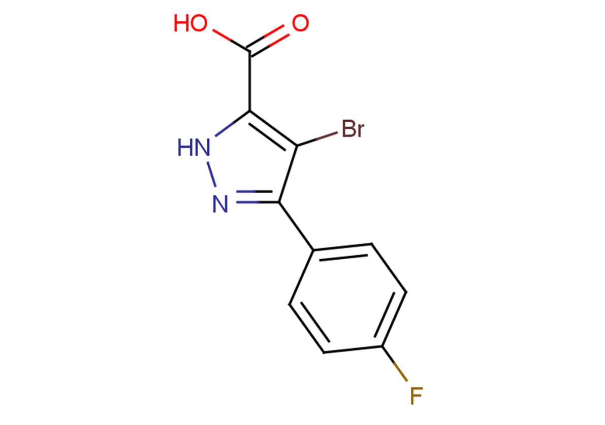 4-bromo-3-(4-fluorophenyl)-1H-pyrazole-5-carboxylic acid