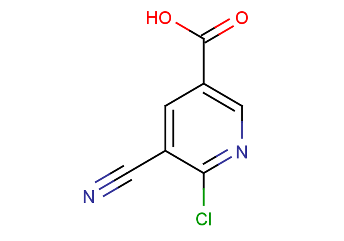 6-chloro-5-cyanopyridine-3-carboxylic acid