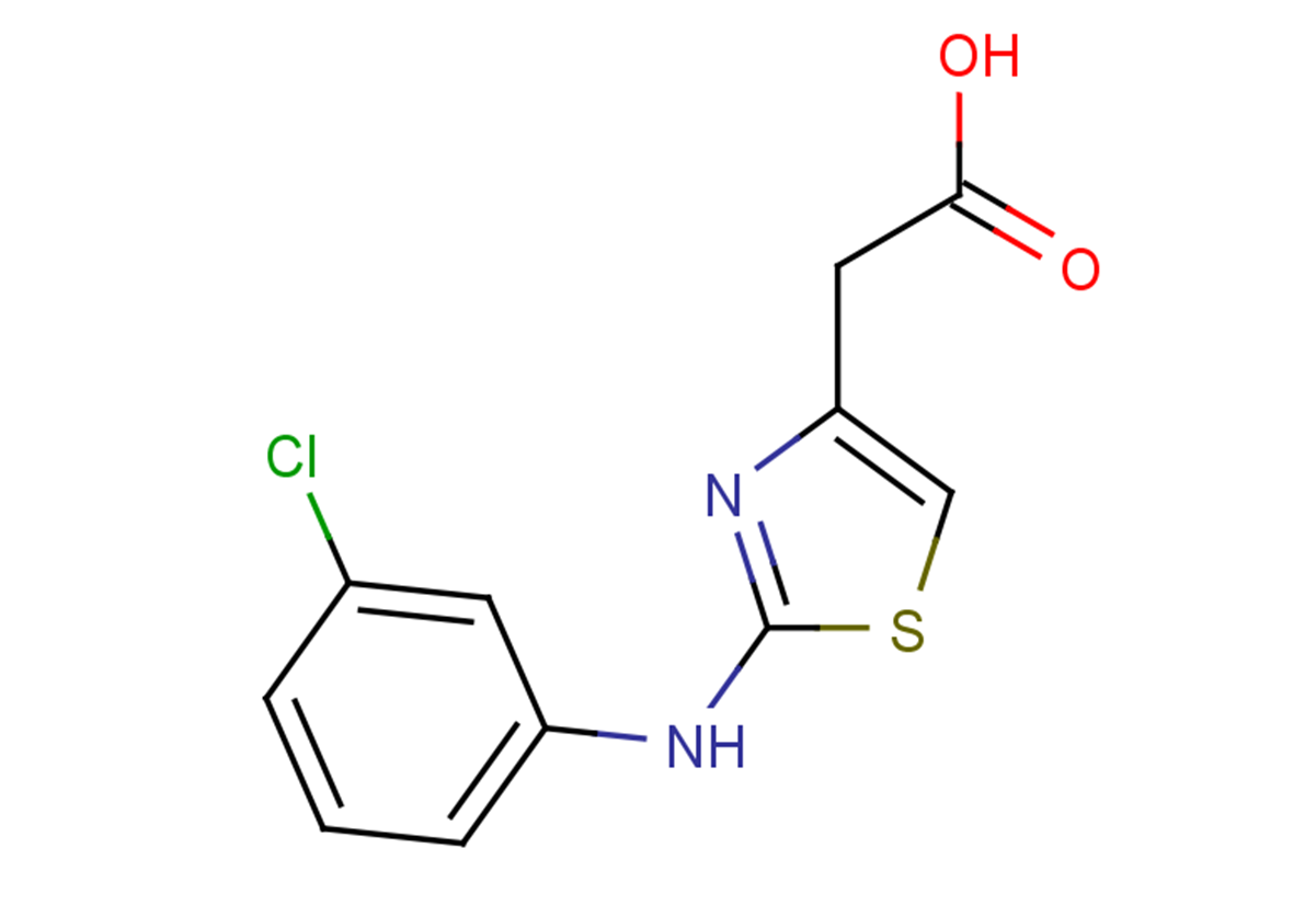 2-{2-[(3-chlorophenyl)amino]-1,3-thiazol-4-yl}acetic acid