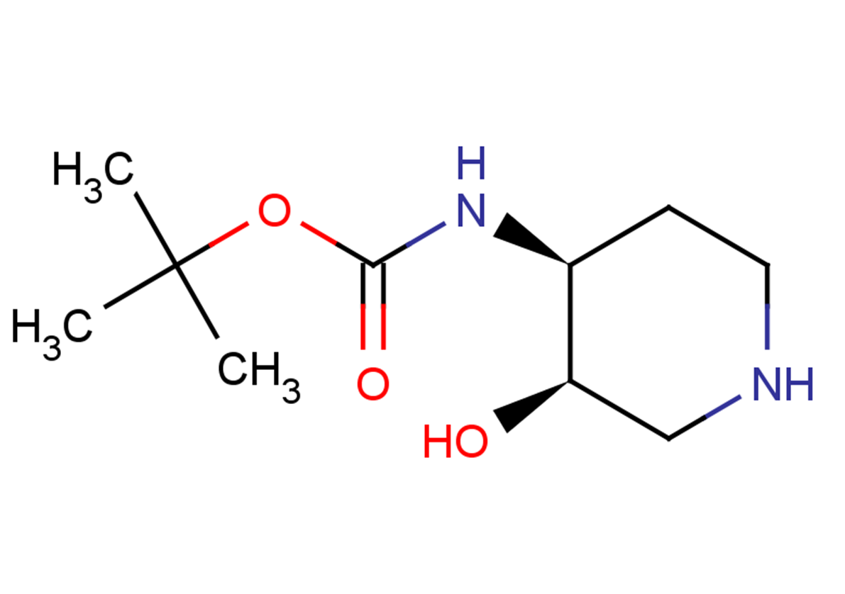 tert-butyl N-[(3R,4S)-3-hydroxypiperidin-4-yl]carbamate