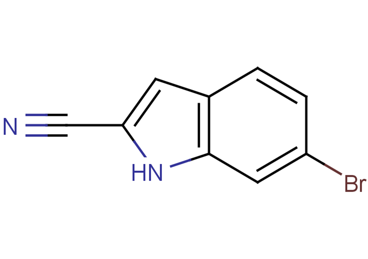 6-bromo-1H-indole-2-carbonitrile