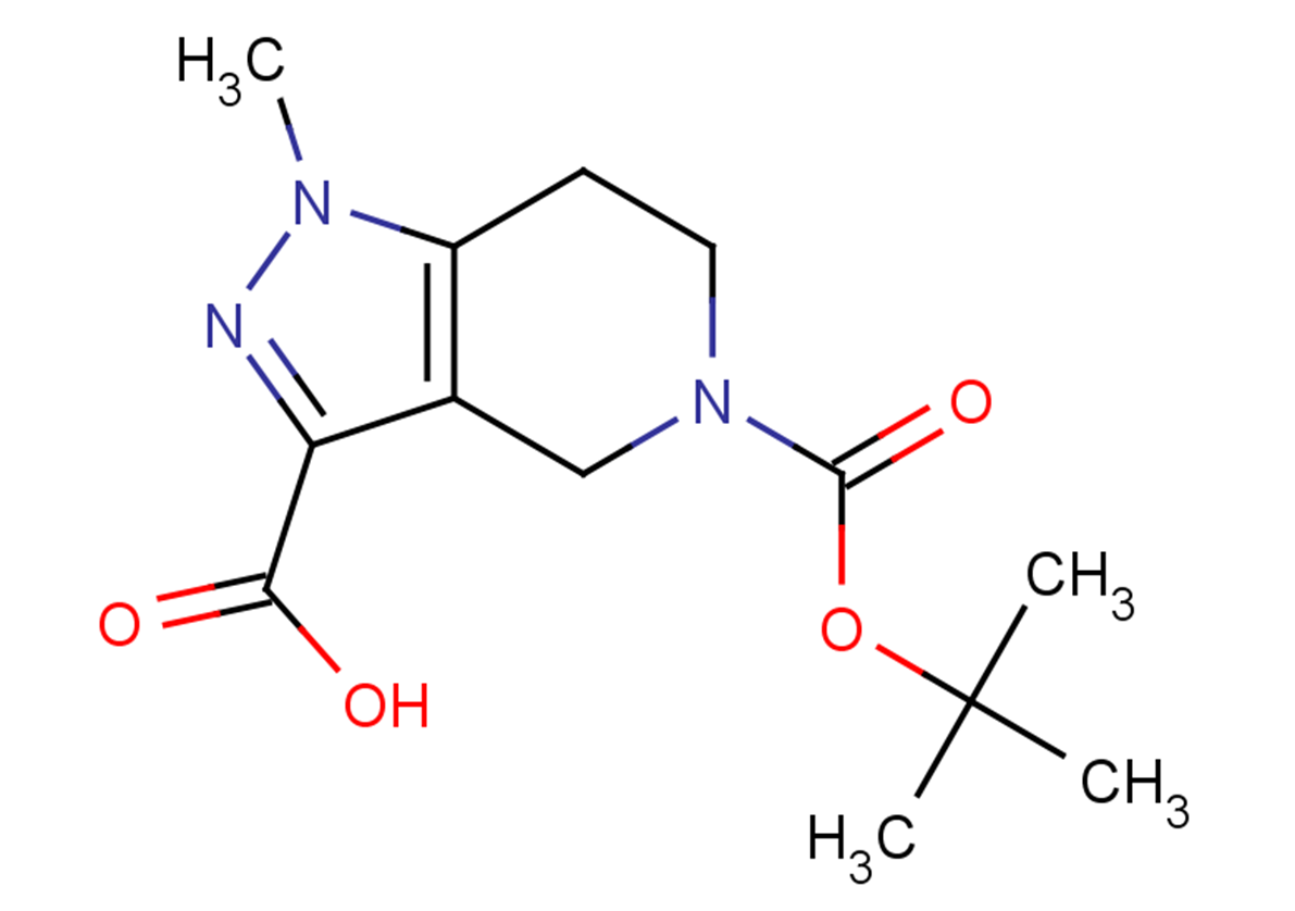 5-[(tert-butoxy)carbonyl]-1-methyl-1H,4H,5H,6H,7H-pyrazolo[4,3-c]pyridine-3-carboxylic acid