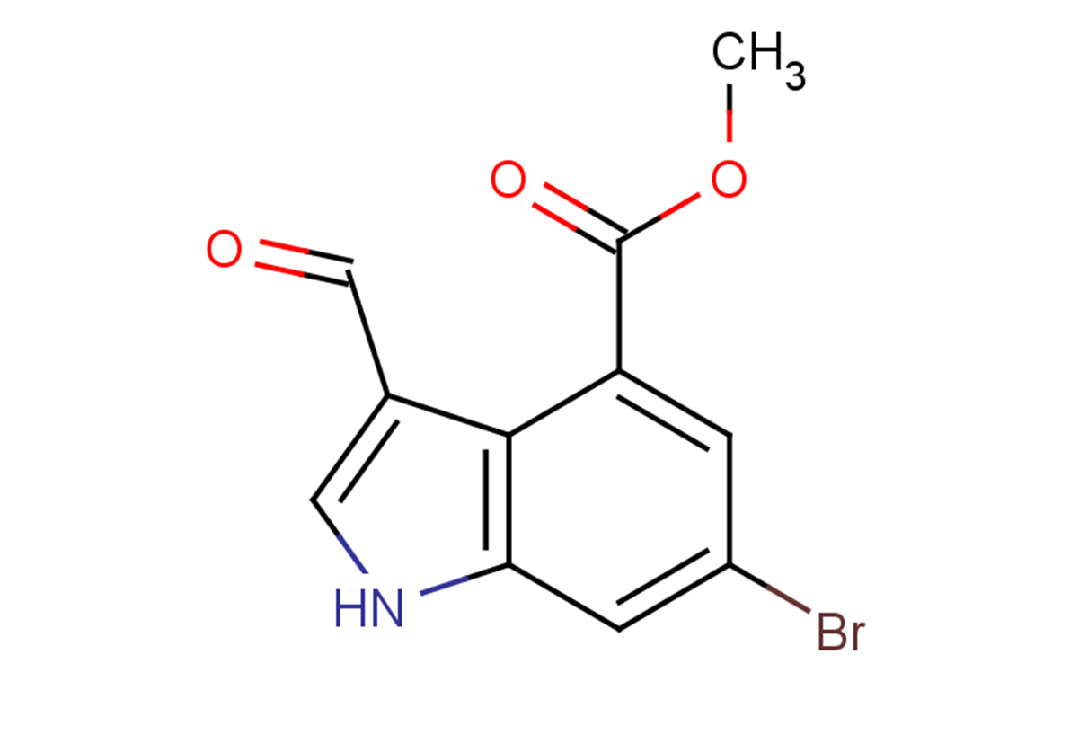 methyl 6-bromo-3-formyl-1H-indole-4-carboxylate
