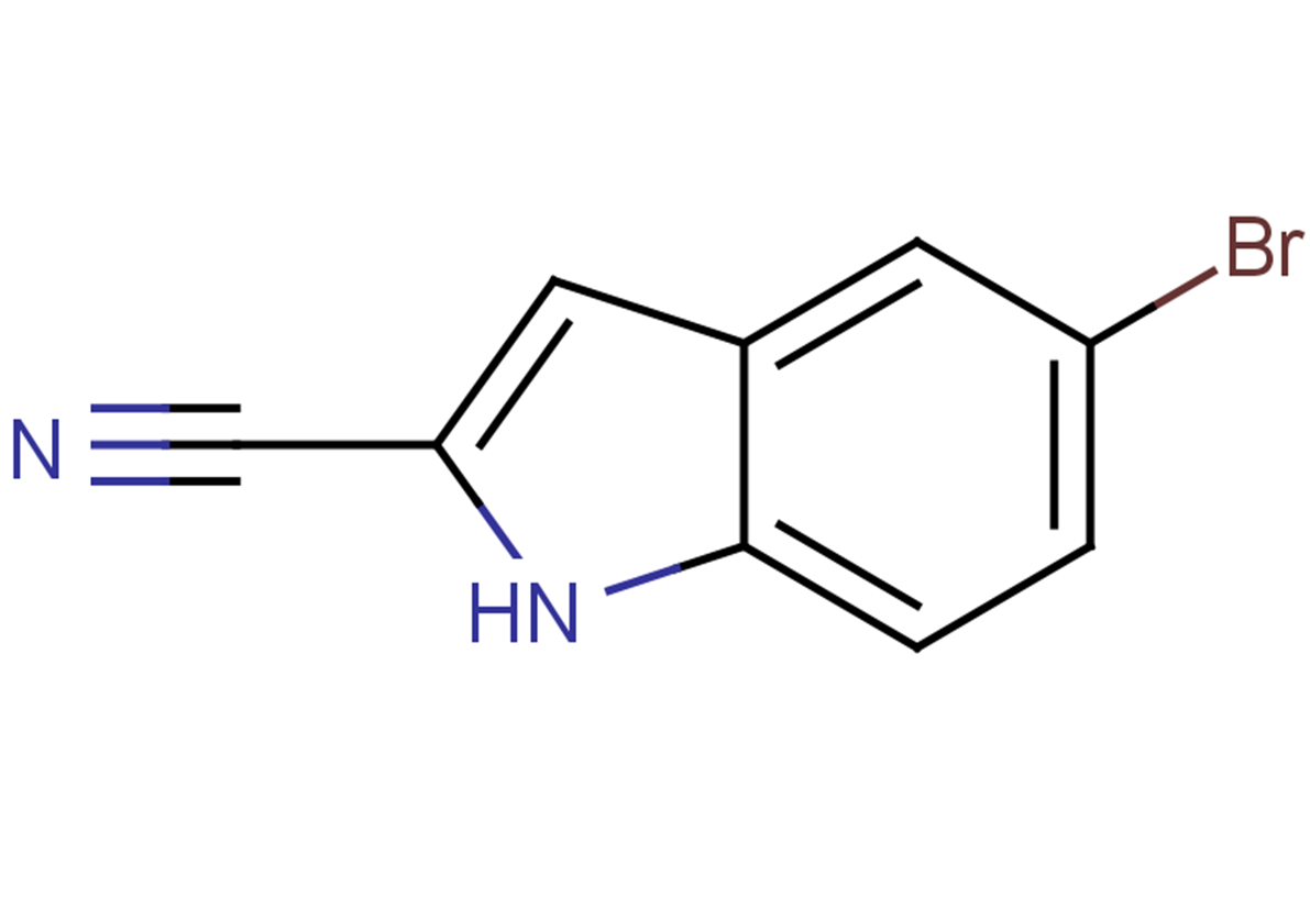 5-bromo-1H-indole-2-carbonitrile