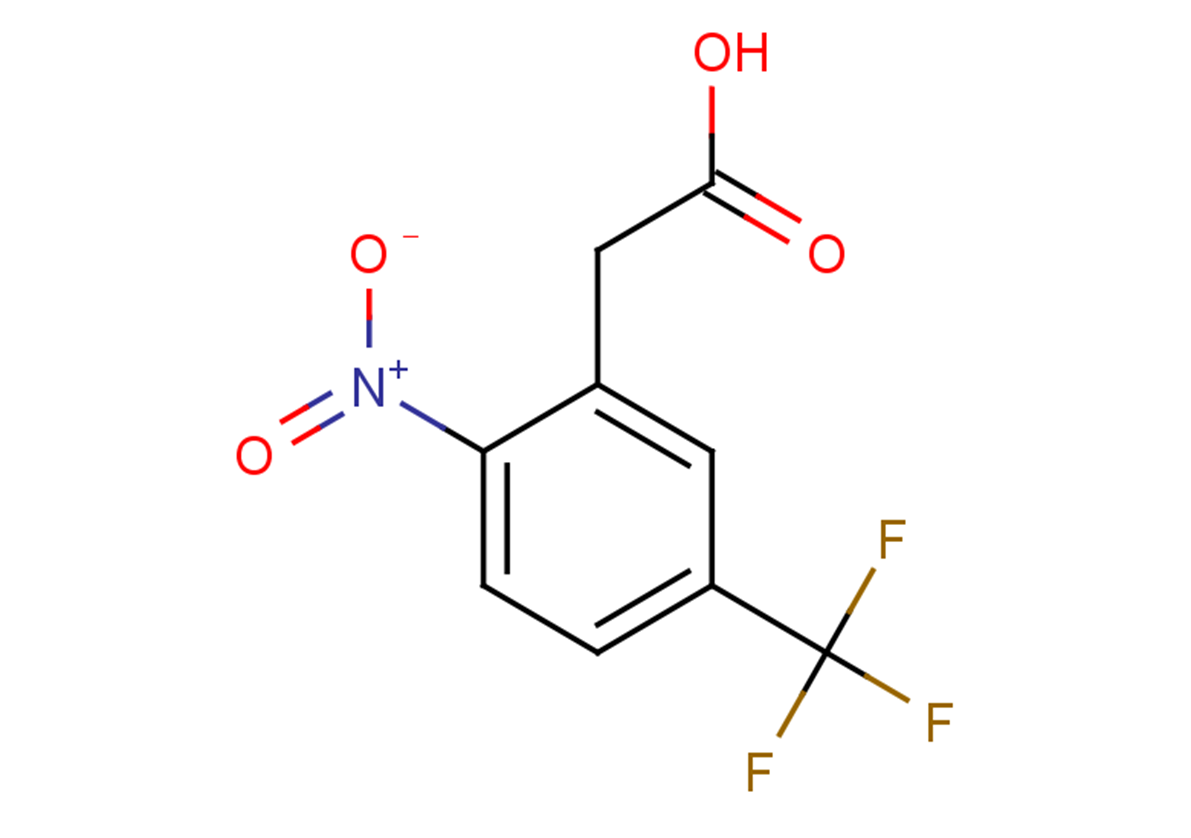 2-[2-nitro-5-(trifluoromethyl)phenyl]acetic acid
