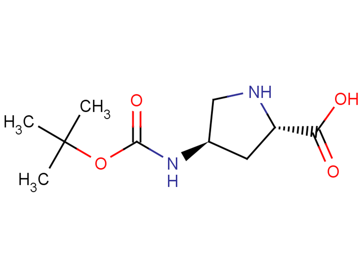 (2S,4R)-4-{[(tert-butoxy)carbonyl]amino}pyrrolidine-2-carboxylic acid