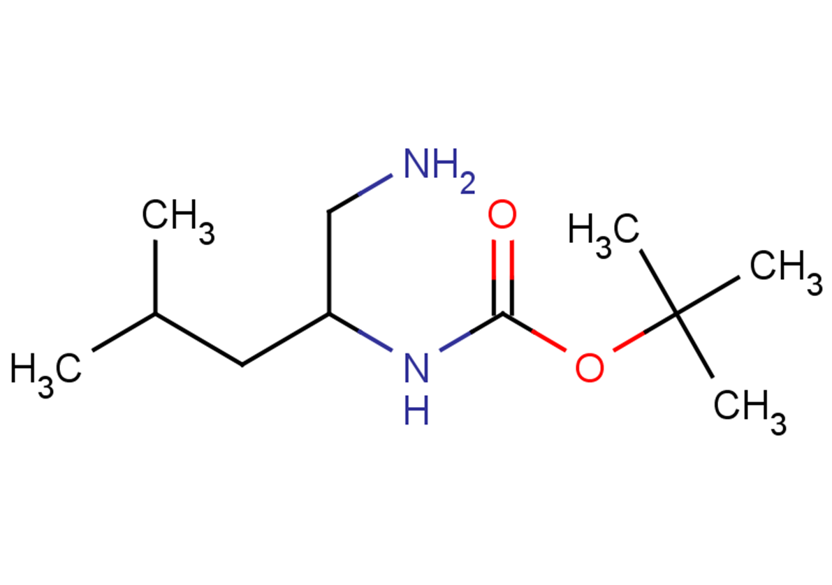 tert-butyl N-(1-amino-4-methylpentan-2-yl)carbamate