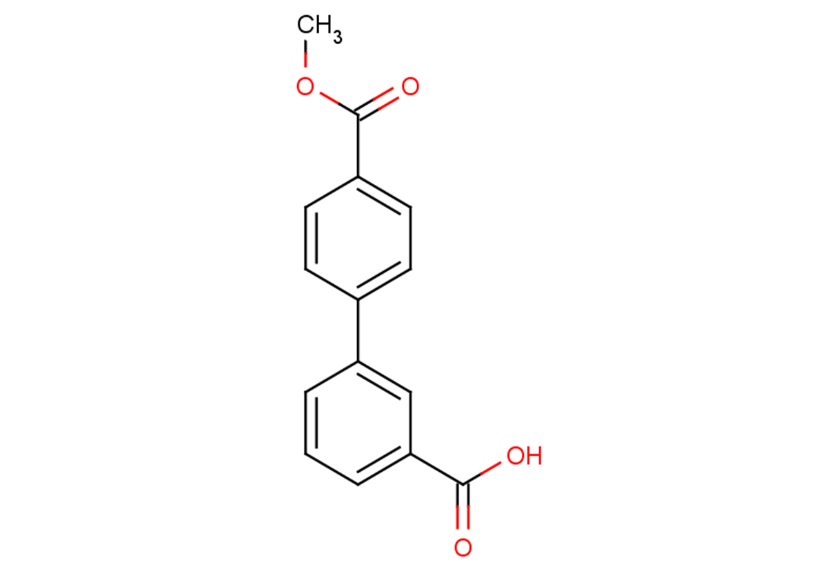 3-[4-(methoxycarbonyl)phenyl]benzoic acid