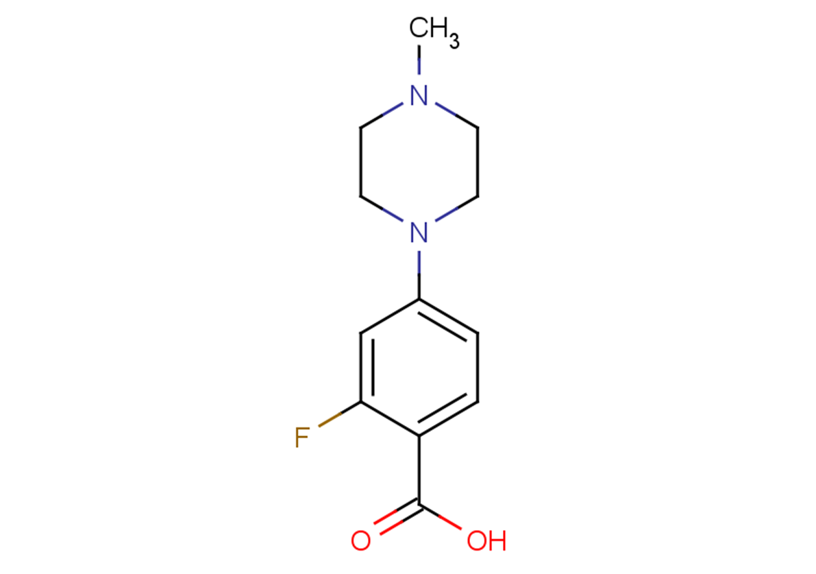 2-fluoro-4-(4-methylpiperazin-1-yl)benzoic acid