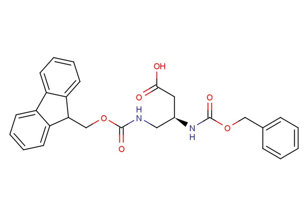 (3R)-3-{[(benzyloxy)carbonyl]amino}-4-{[(9H-fluoren-9-ylmethoxy)carbonyl]amino}butanoic acid