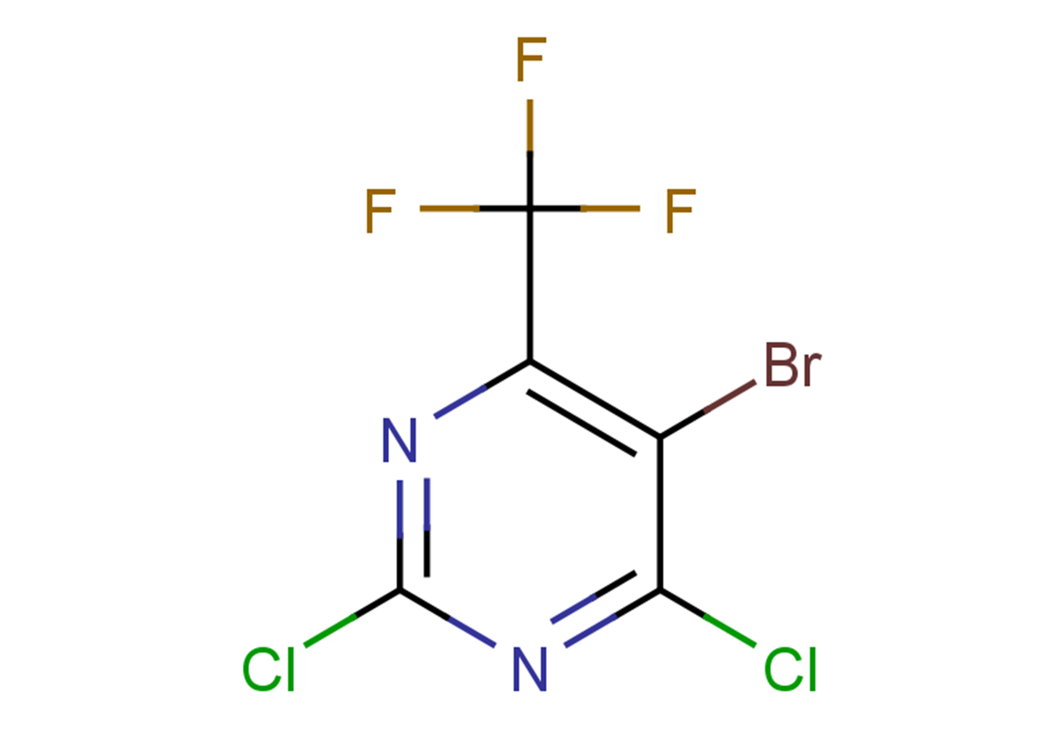5-bromo-2,4-dichloro-6-(trifluoromethyl)pyrimidine