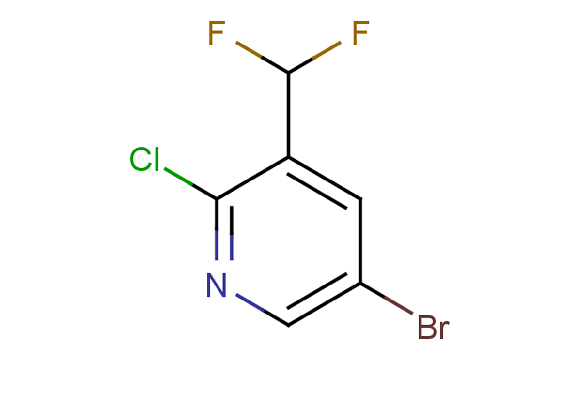 5-bromo-2-chloro-3-(difluoromethyl)pyridine