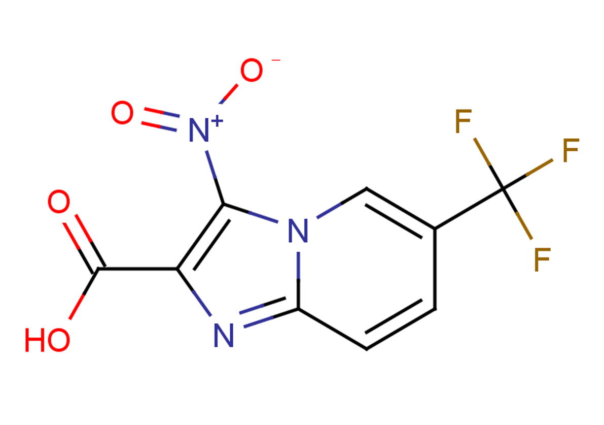3-nitro-6-(trifluoromethyl)imidazo[1,2-a]pyridine-2-carboxylic acid