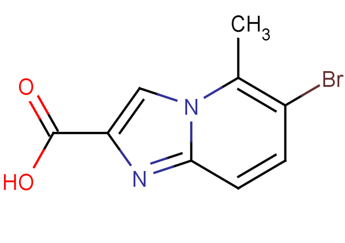 6-bromo-5-methylimidazo[1,2-a]pyridine-2-carboxylic acid