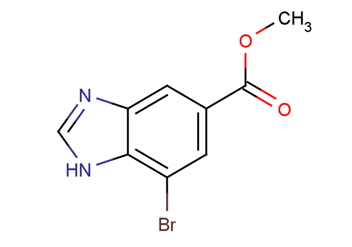 methyl 7-bromo-1H-1,3-benzodiazole-5-carboxylate