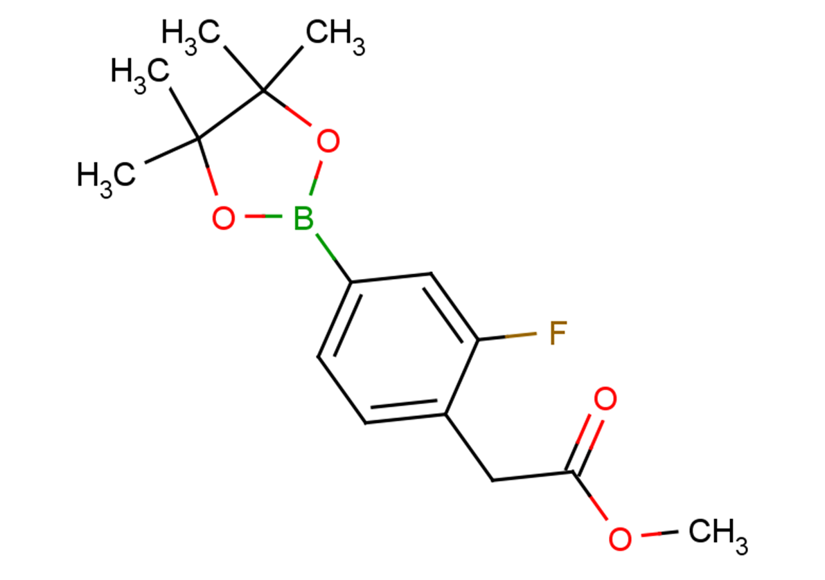 methyl 2-[2-fluoro-4-(4,4,5,5-tetramethyl-1,3,2-dioxaborolan-2-yl)phenyl]acetate