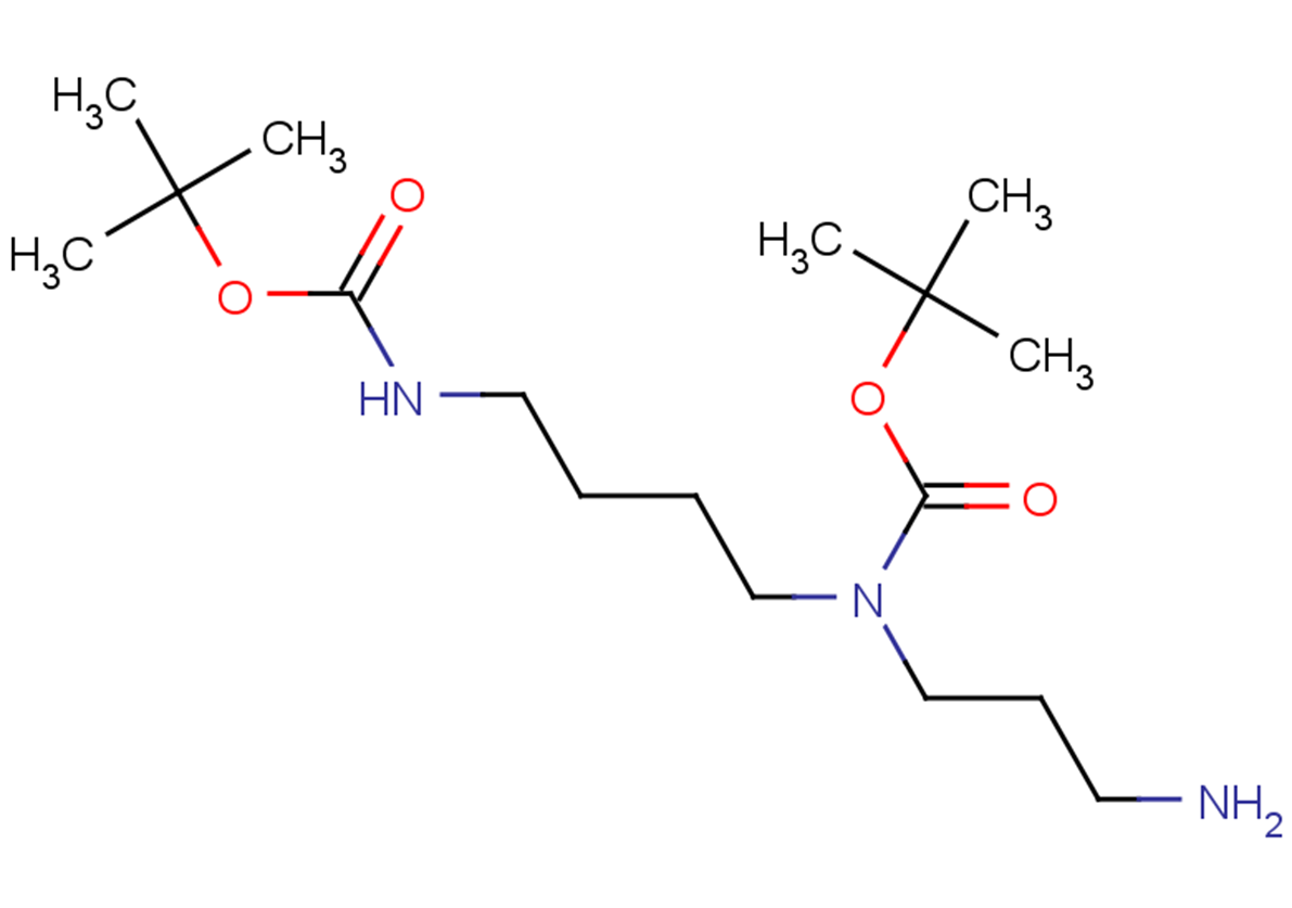 tert-butyl N-(3-aminopropyl)-N-(4-{[(tert-butoxy)carbonyl]amino}butyl)carbamate