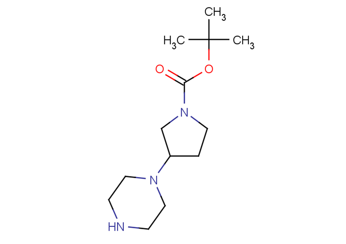 tert-butyl 3-(piperazin-1-yl)pyrrolidine-1-carboxylate