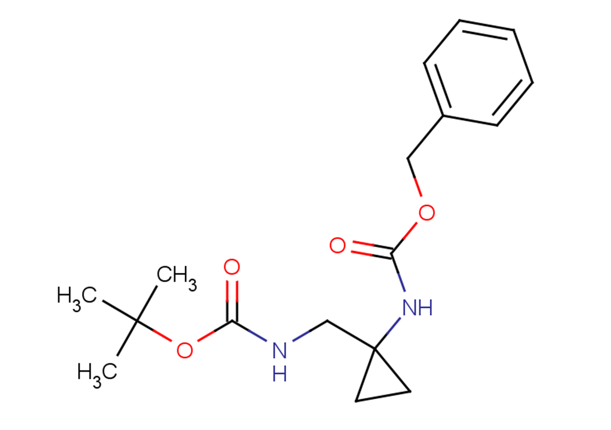 benzyl N-[1-({[(tert-butoxy)carbonyl]amino}methyl)cyclopropyl]carbamate