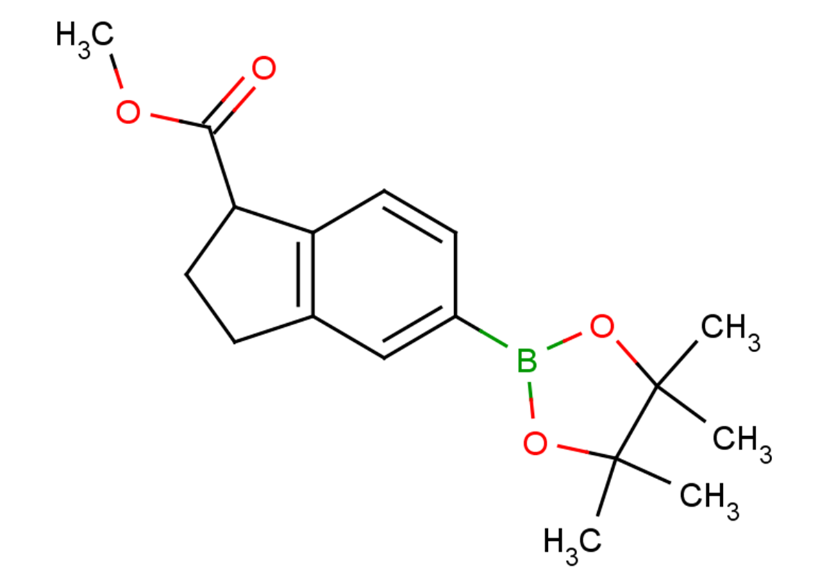 methyl 5-(4,4,5,5-tetramethyl-1,3,2-dioxaborolan-2-yl)-2,3-dihydro-1H-indene-1-carboxylate