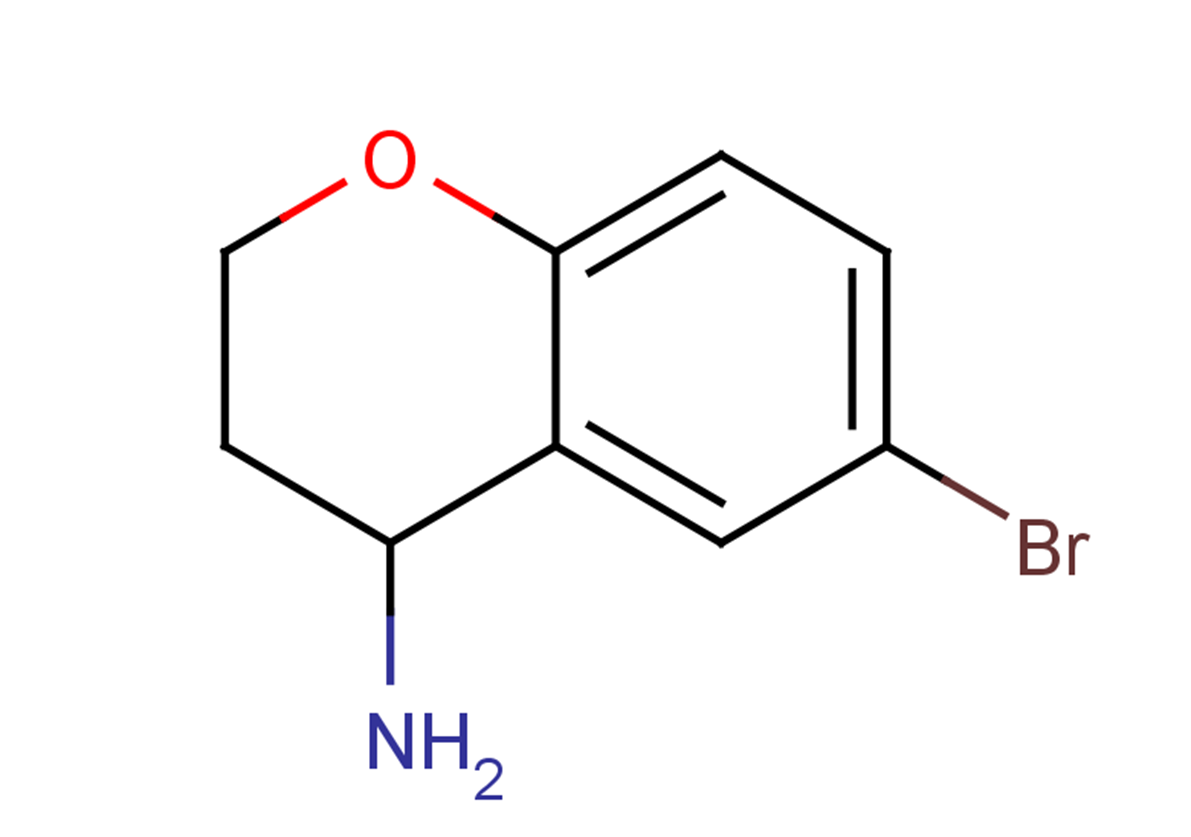 6-bromo-3,4-dihydro-2H-1-benzopyran-4-amine