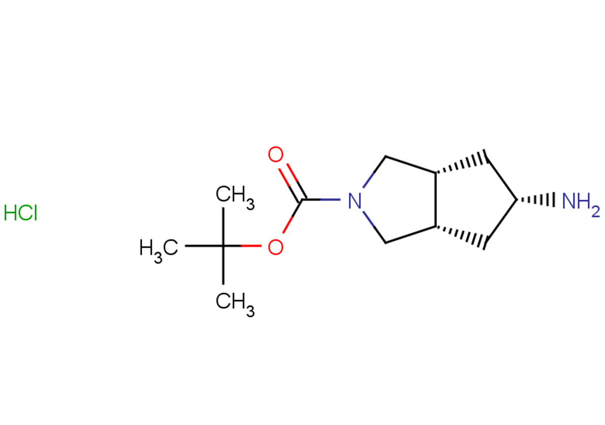 tert-butyl (3aR,5R,6aS)-5-amino-octahydrocyclopenta[c]pyrrole-2-carboxylate hydrochloride
