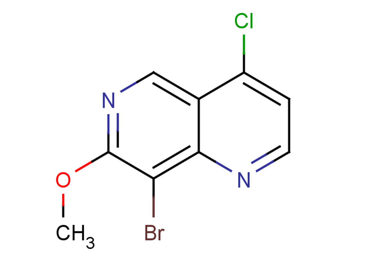 8-bromo-4-chloro-7-methoxy-1,6-naphthyridine