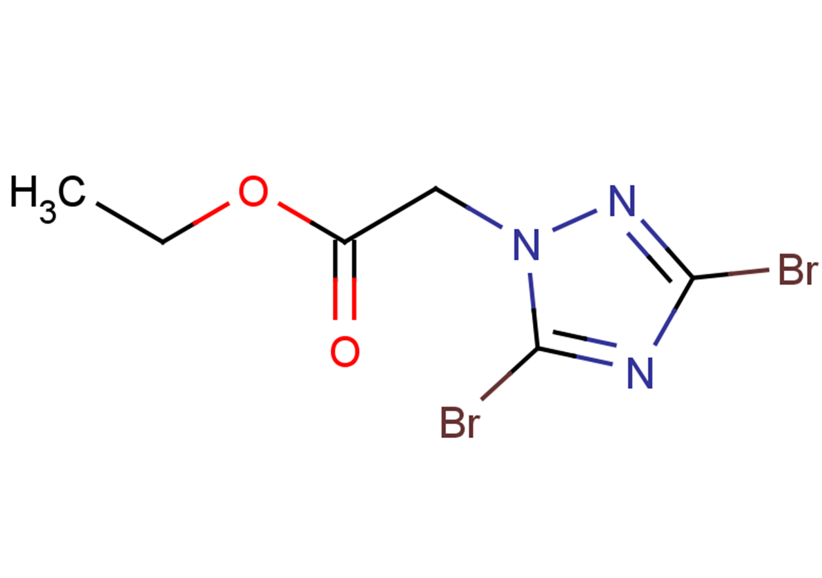 ethyl 2-(3,5-dibromo-1H-1,2,4-triazol-1-yl)acetate