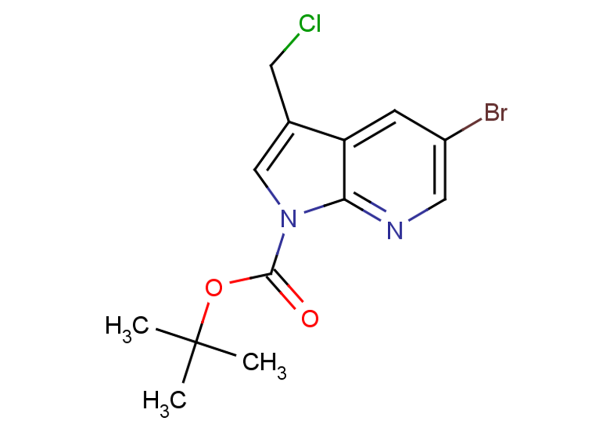 tert-butyl 5-bromo-3-(chloromethyl)-1H-pyrrolo[2,3-b]pyridine-1-carboxylate