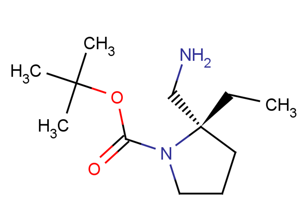tert-butyl (2S)-2-(aminomethyl)-2-ethylpyrrolidine-1-carboxylate