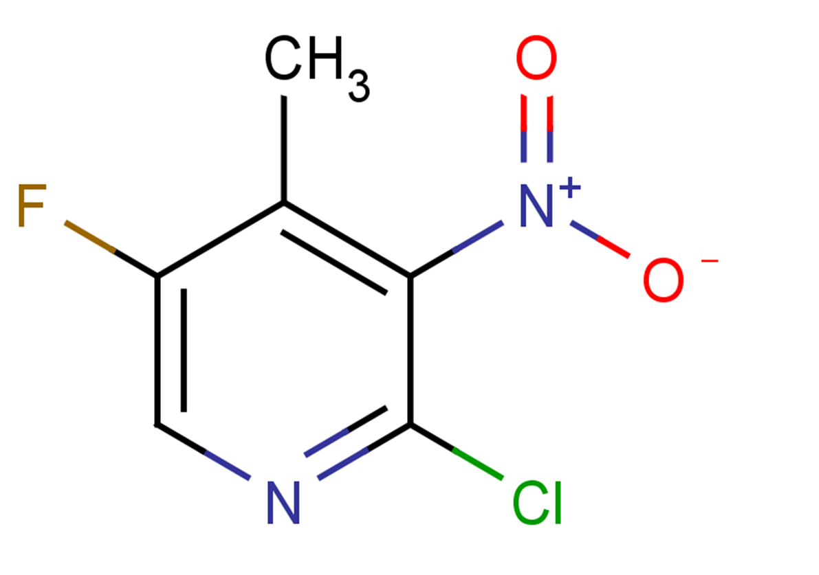 2-chloro-5-fluoro-4-methyl-3-nitropyridine