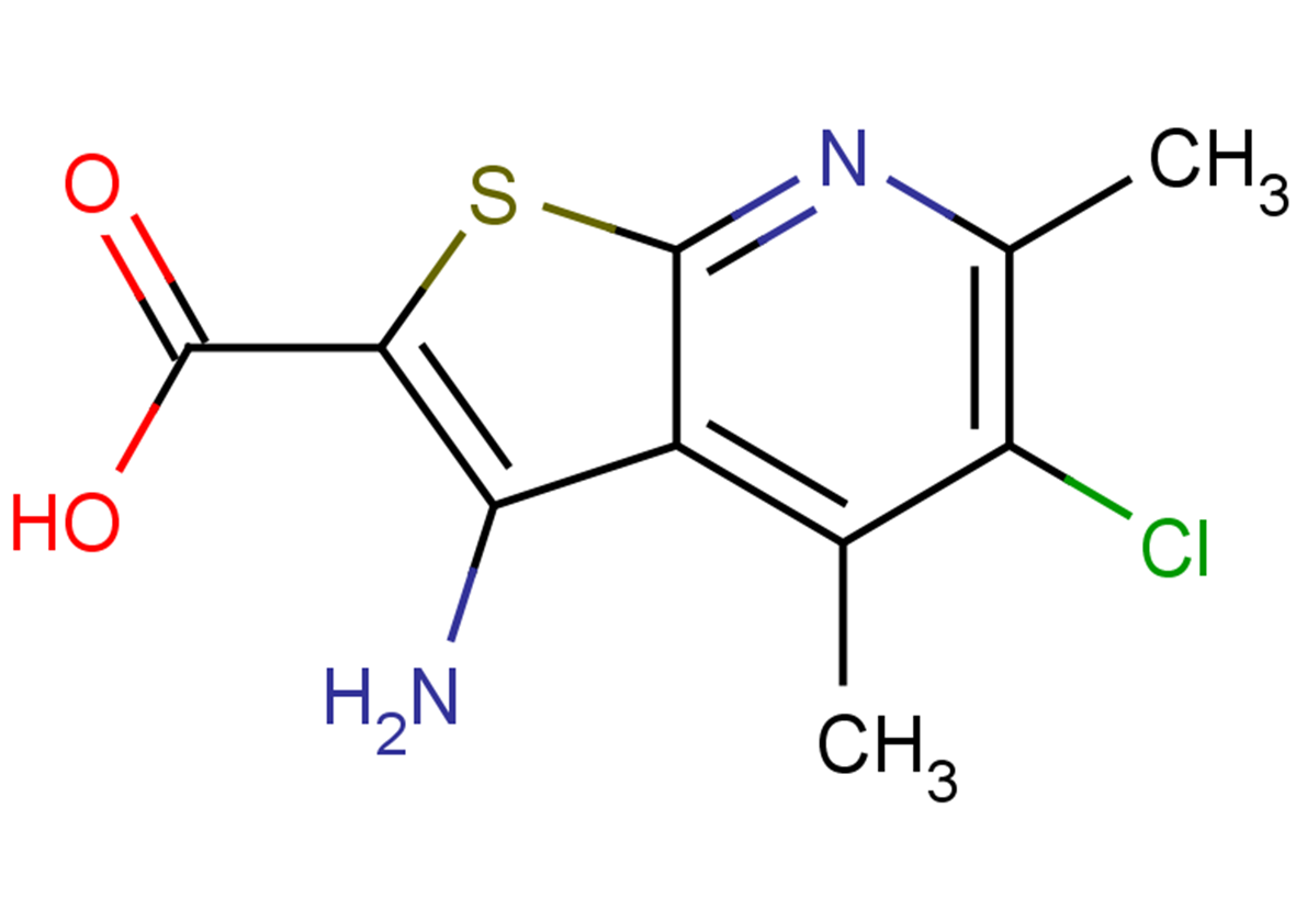3-amino-5-chloro-4,6-dimethylthieno[2,3-b]pyridine-2-carboxylic acid