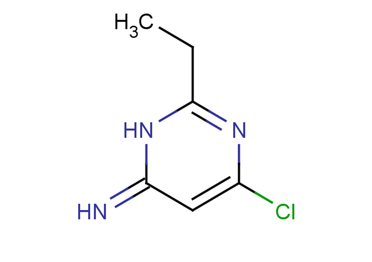 6-chloro-2-ethyl-3,4-dihydropyrimidin-4-imine