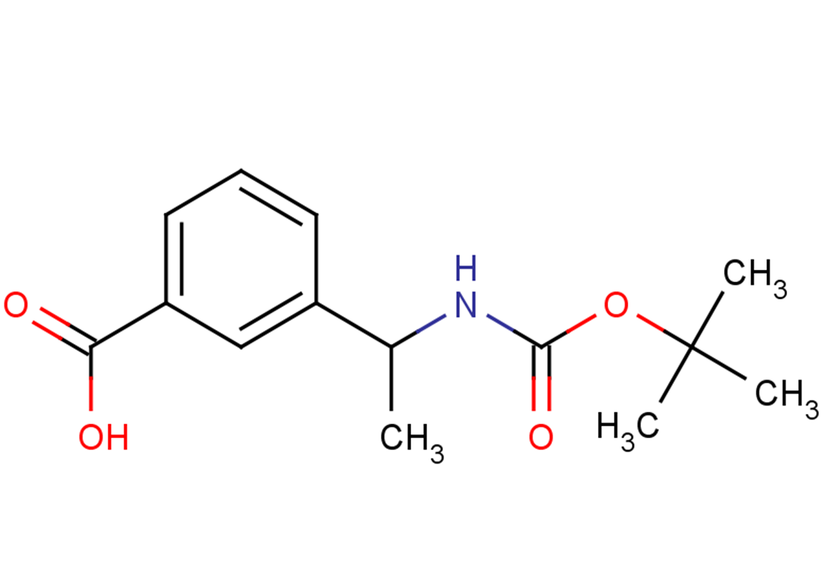 3-(1-{[(tert-butoxy)carbonyl]amino}ethyl)benzoic acid