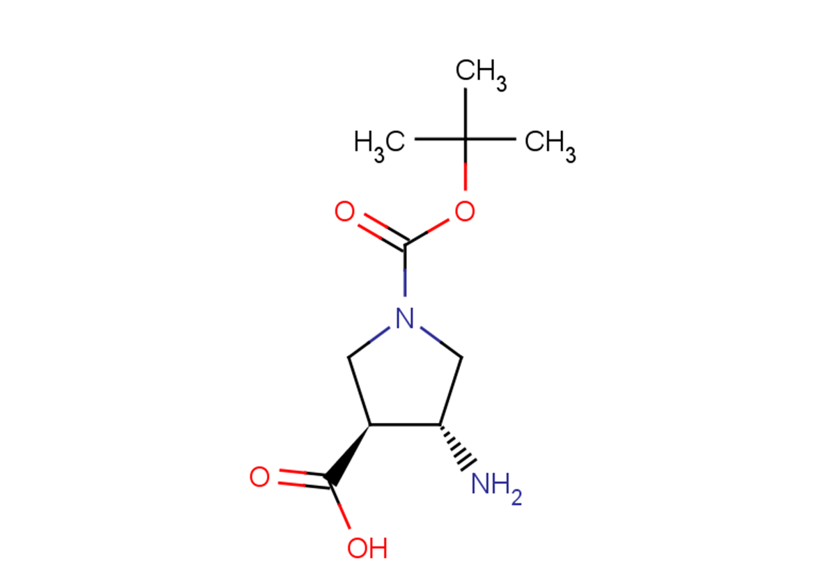 (3S,4R)-4-amino-1-[(tert-butoxy)carbonyl]pyrrolidine-3-carboxylic acid
