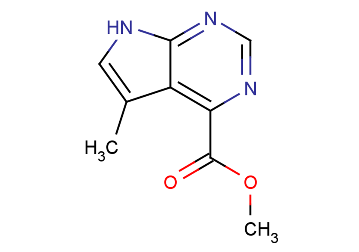 methyl 5-methyl-7H-pyrrolo[2,3-d]pyrimidine-4-carboxylate