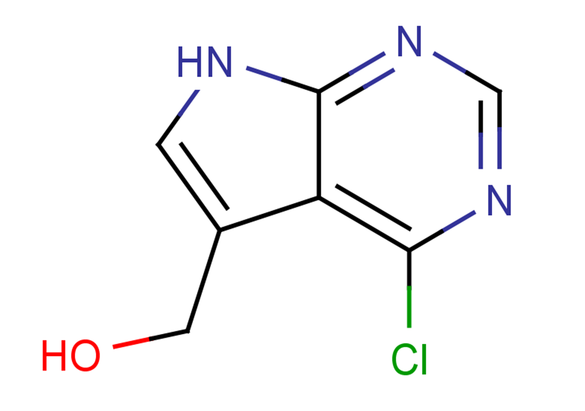 {4-chloro-7H-pyrrolo[2,3-d]pyrimidin-5-yl}methanol
