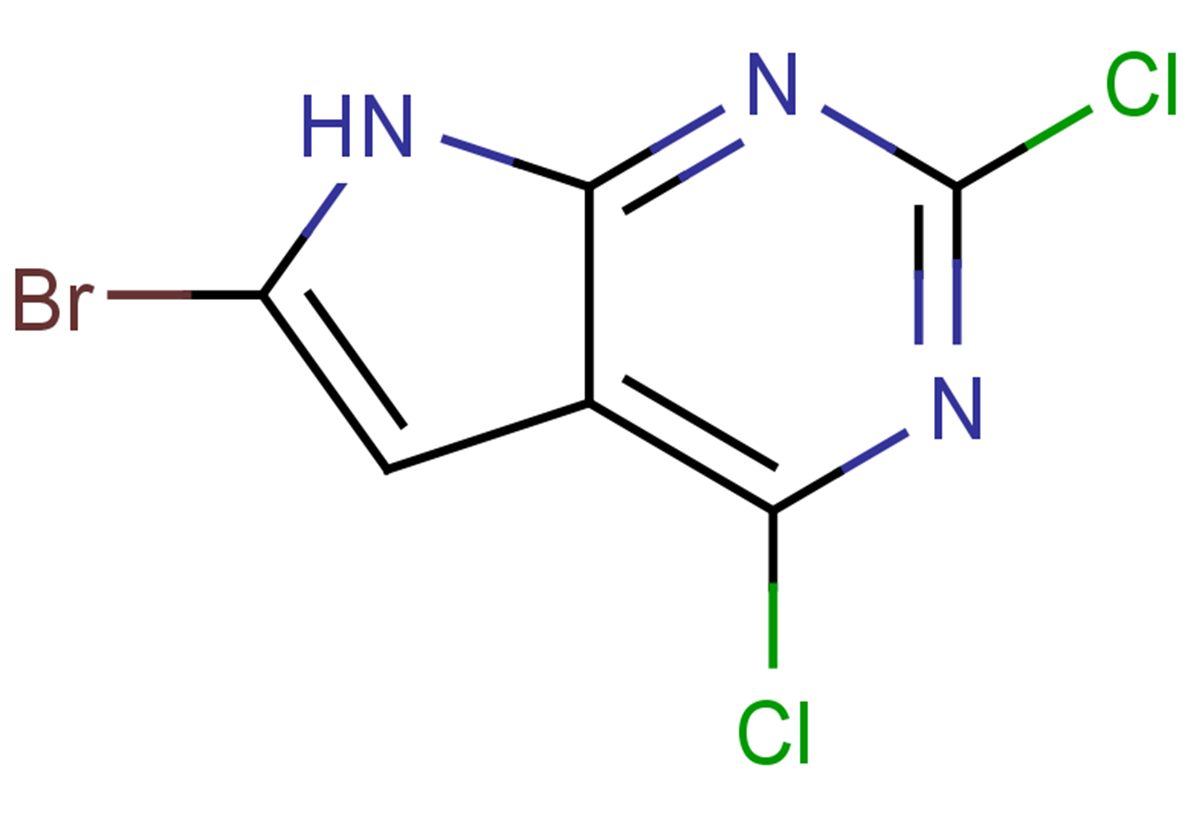 6-bromo-2,4-dichloro-7H-pyrrolo[2,3-d]pyrimidine