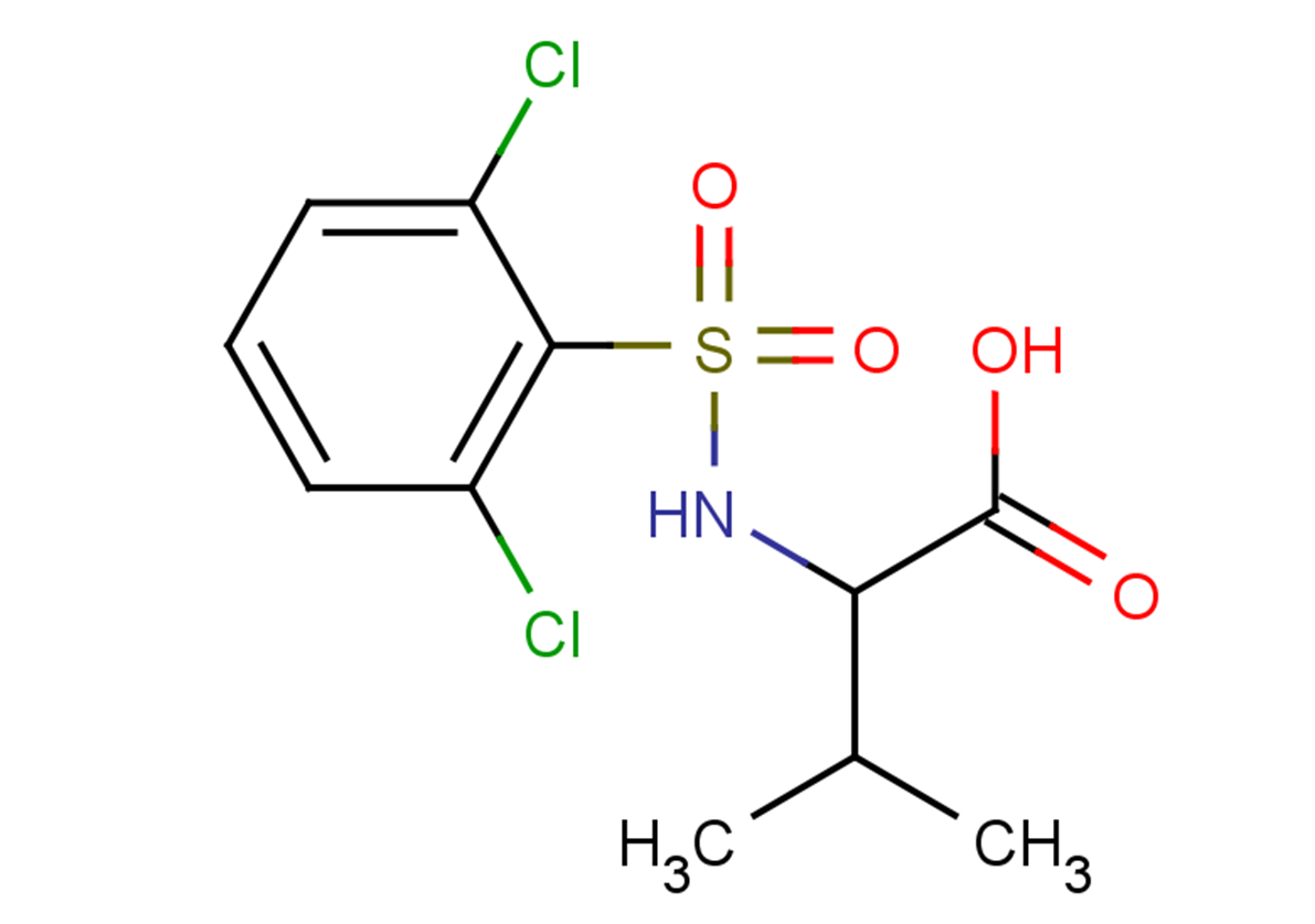 2-[(2,6-dichlorobenzene)sulfonamido]-3-methylbutanoic acid